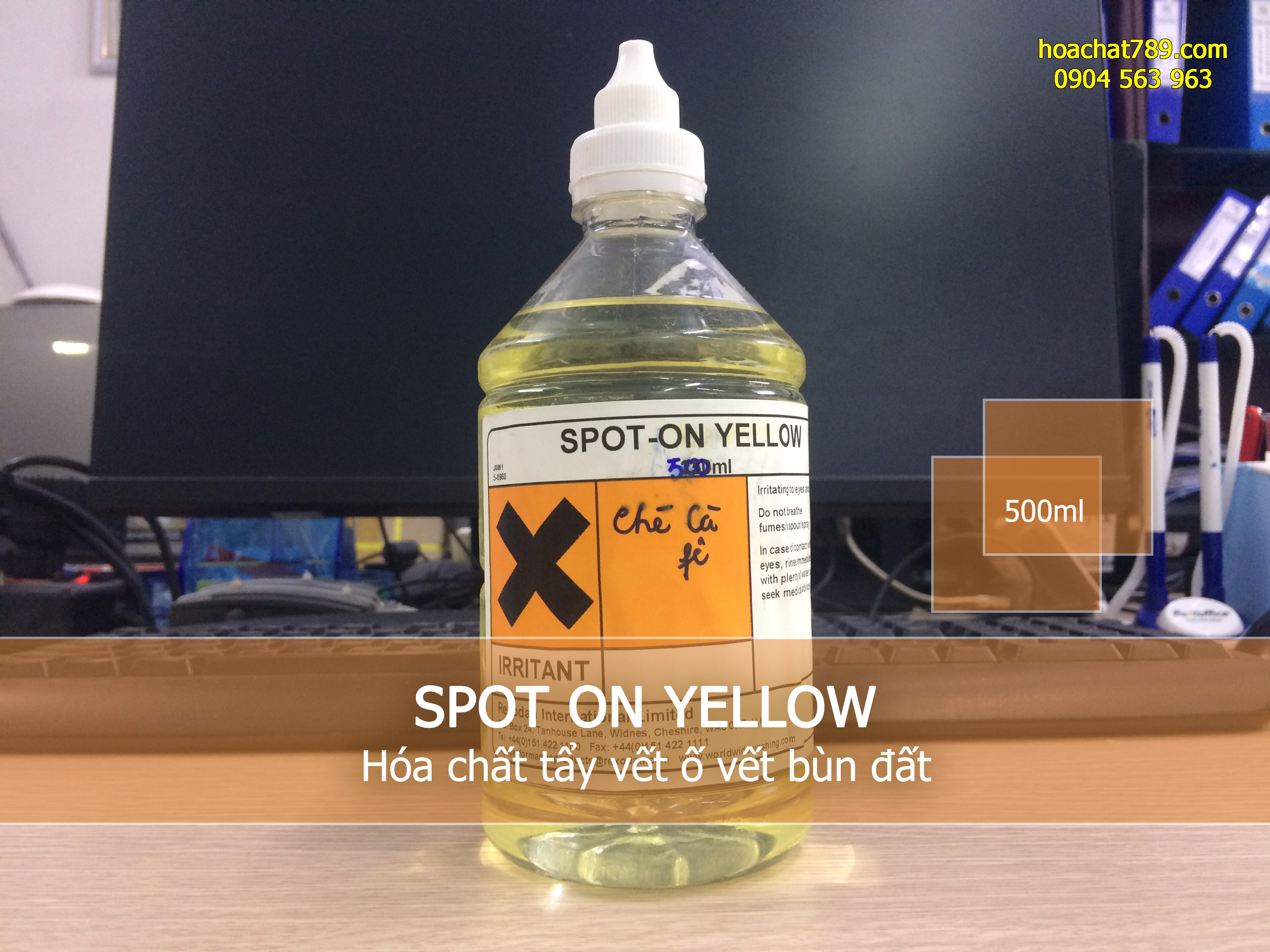 Spot On Yellow Hóa chất tẩy vết ố vết bùn đất